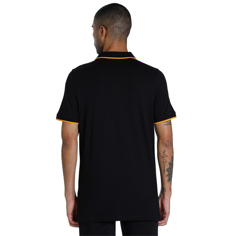 Men's PUMA Collar Tipping Heather Slim Fit Polo