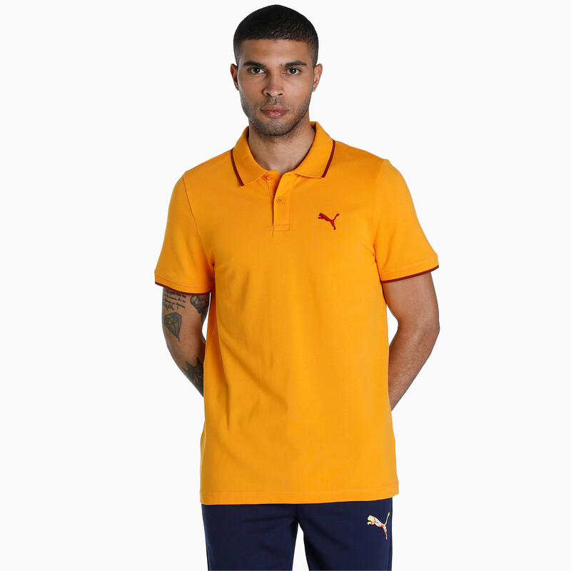 

Men's PUMA Collar Tipping Heather Slim Fit Polo