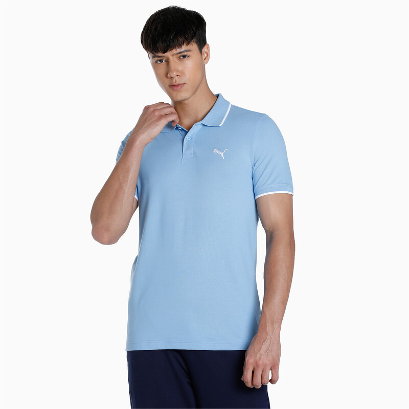 

Men's PUMA Collar Tipping Heather Slim Fit Polo
