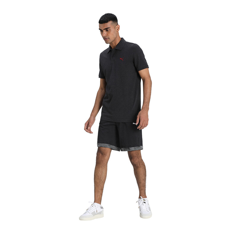 

Men's PUMA Essensial Pique Slim Fit Polo, Gray