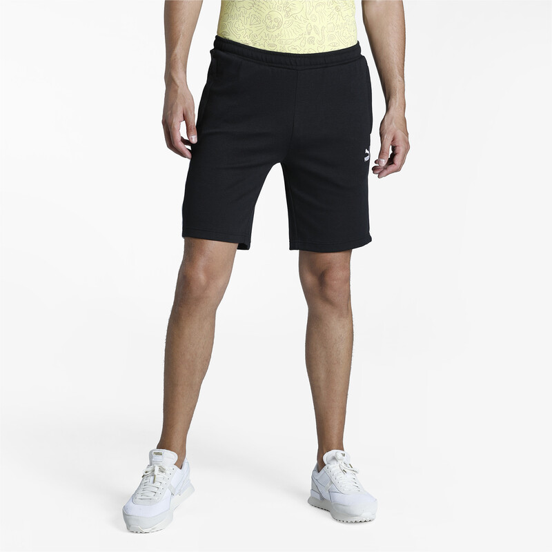 

Men's PUMA Panelled Slim Fit Sweat Shorts, Black