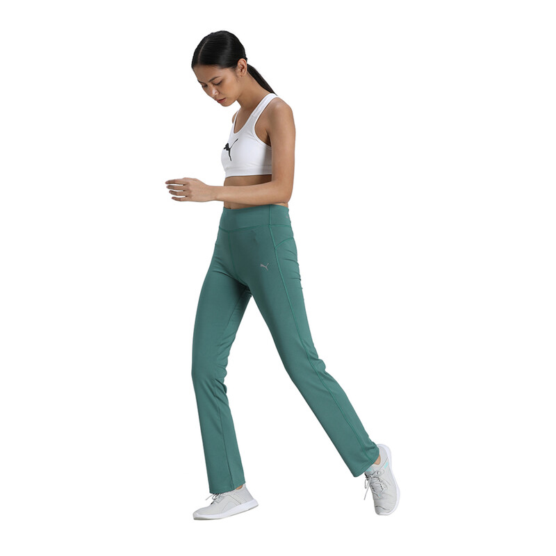 Women's PUMA Straight Leg Pants, Black/blue