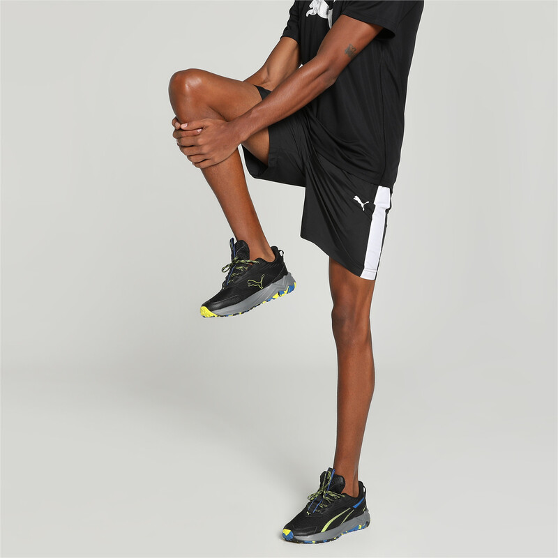 Men's PUMA Zippered Woven Regular Fit Shorts in Black size S