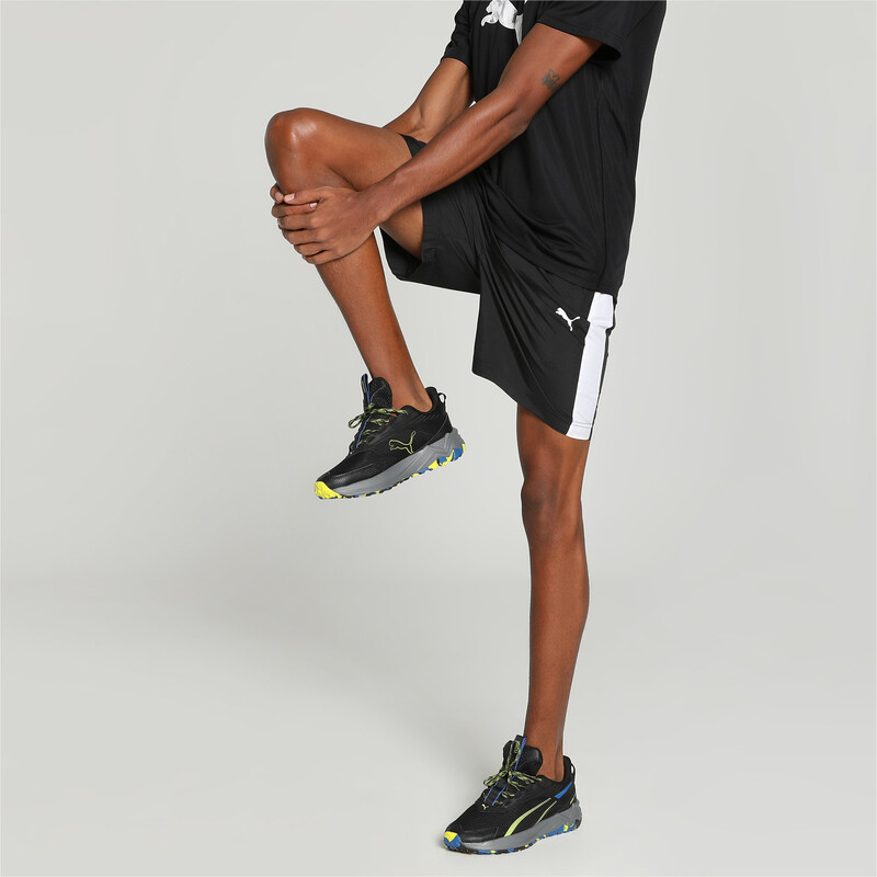 Men's PUMA Zippered Woven Regular Fit Shorts in Black size XXL