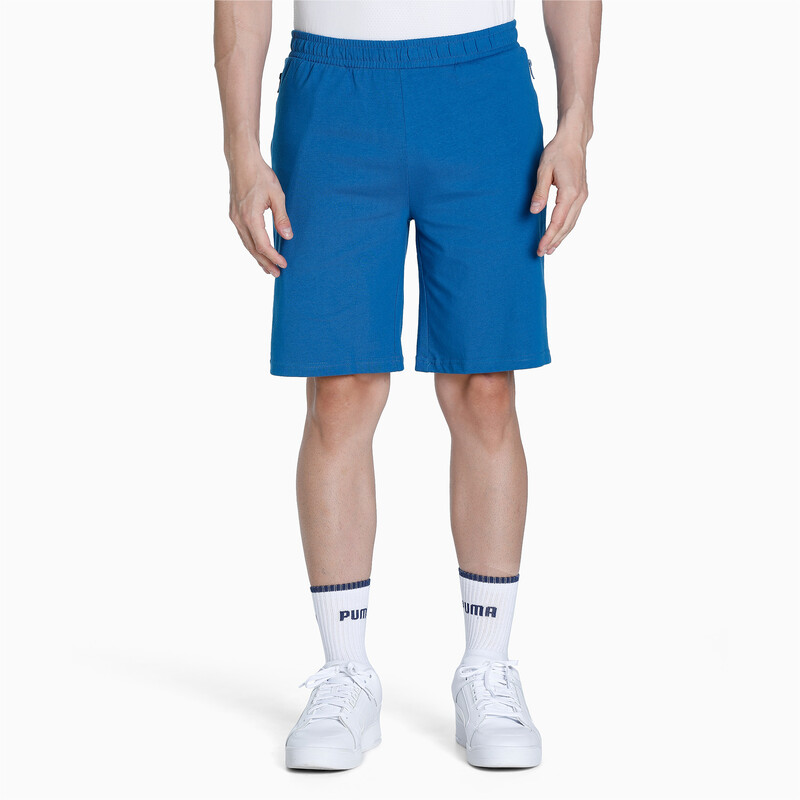 Men's PUMA Zippered Jersey Regular Fit Shorts