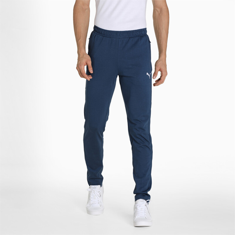 

Men's PUMA Zippered Jersey Regular Fit Sweatpants, Blue