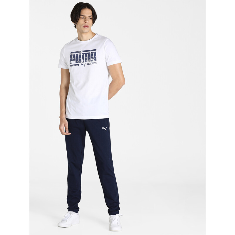 

Men's PUMA Zippered Jersey Regular Fit Sweatpants, Purple
