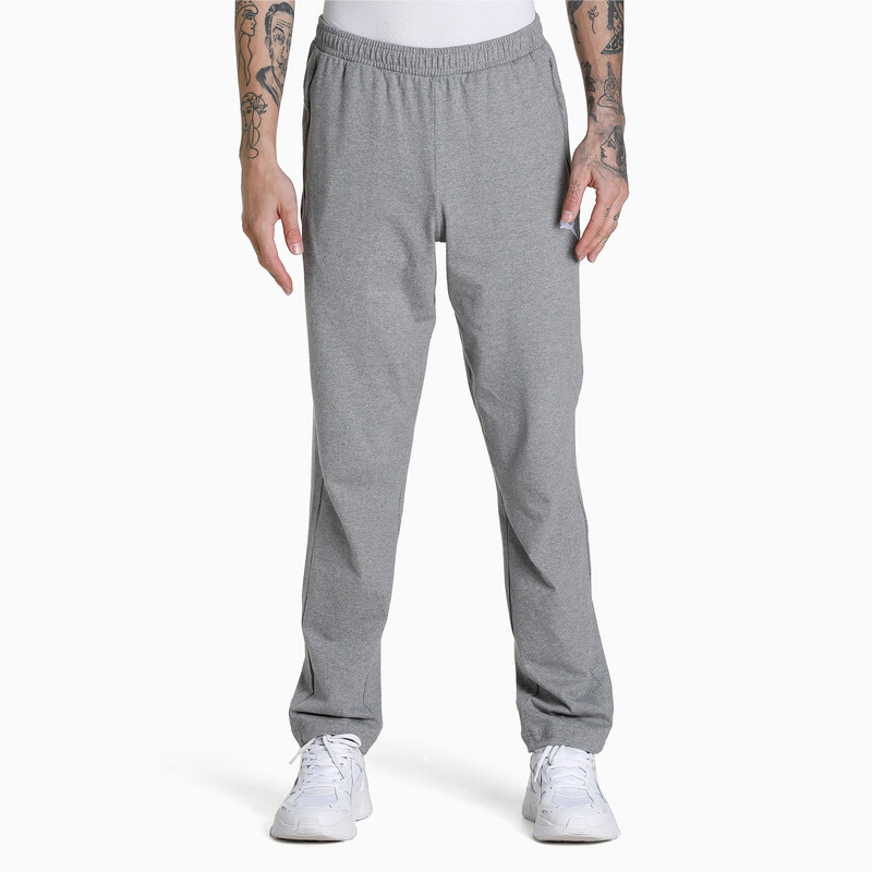 Men's PUMA Zippered Jersey Sweatpants in Gray size M | PUMA | Aundh | Pune