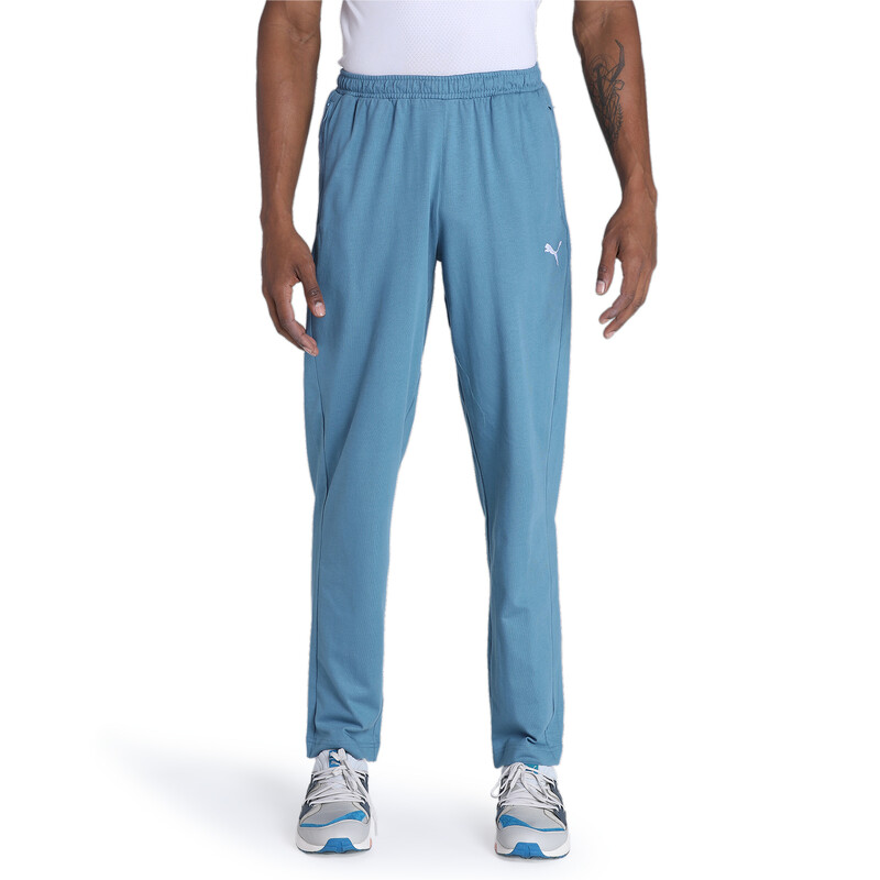 

Men's PUMA Zippered Jersey Regular Fit Sweatpants, Deep dive