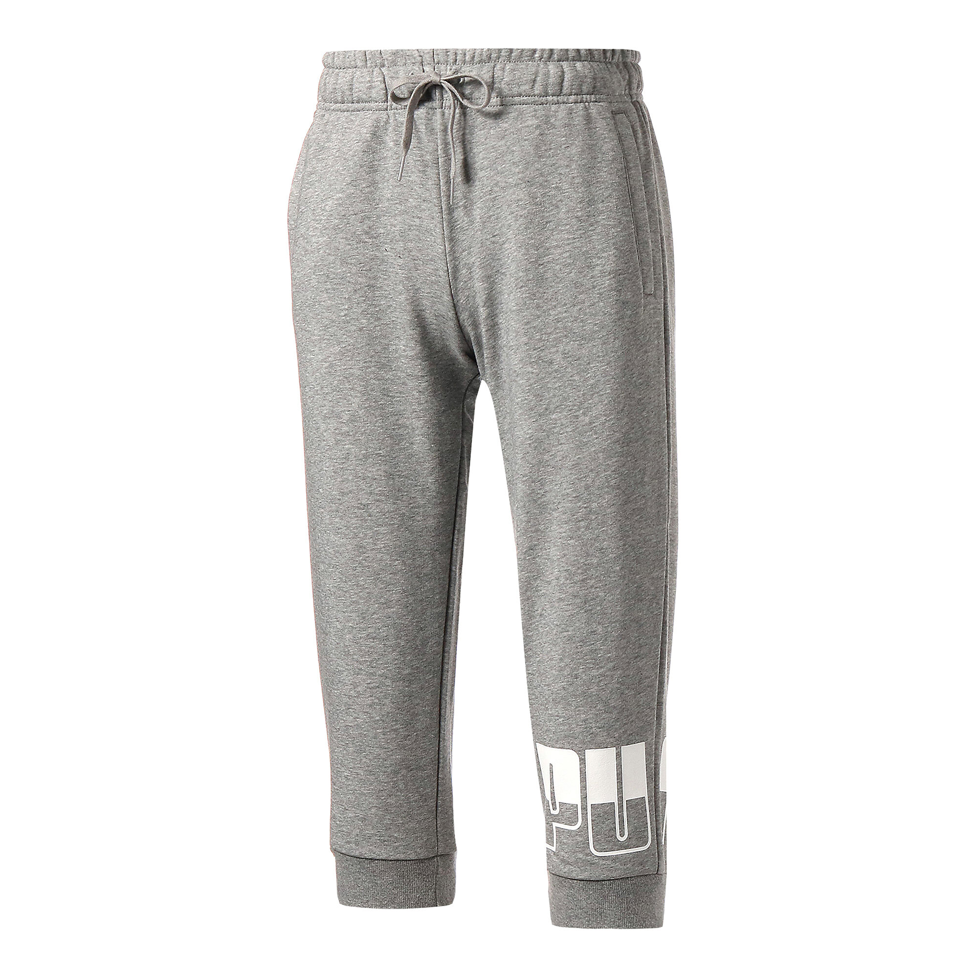 【プーマ公式通販】 プーマ ビッグ ロゴ 3/4 スウェット パンツ メンズ Medium Gray Heather ｜PUMA.com