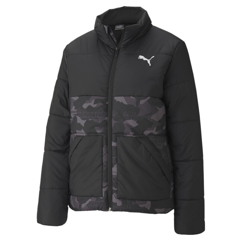 

Women's PUMA Essential+ Graphic Padded Jacket, Black