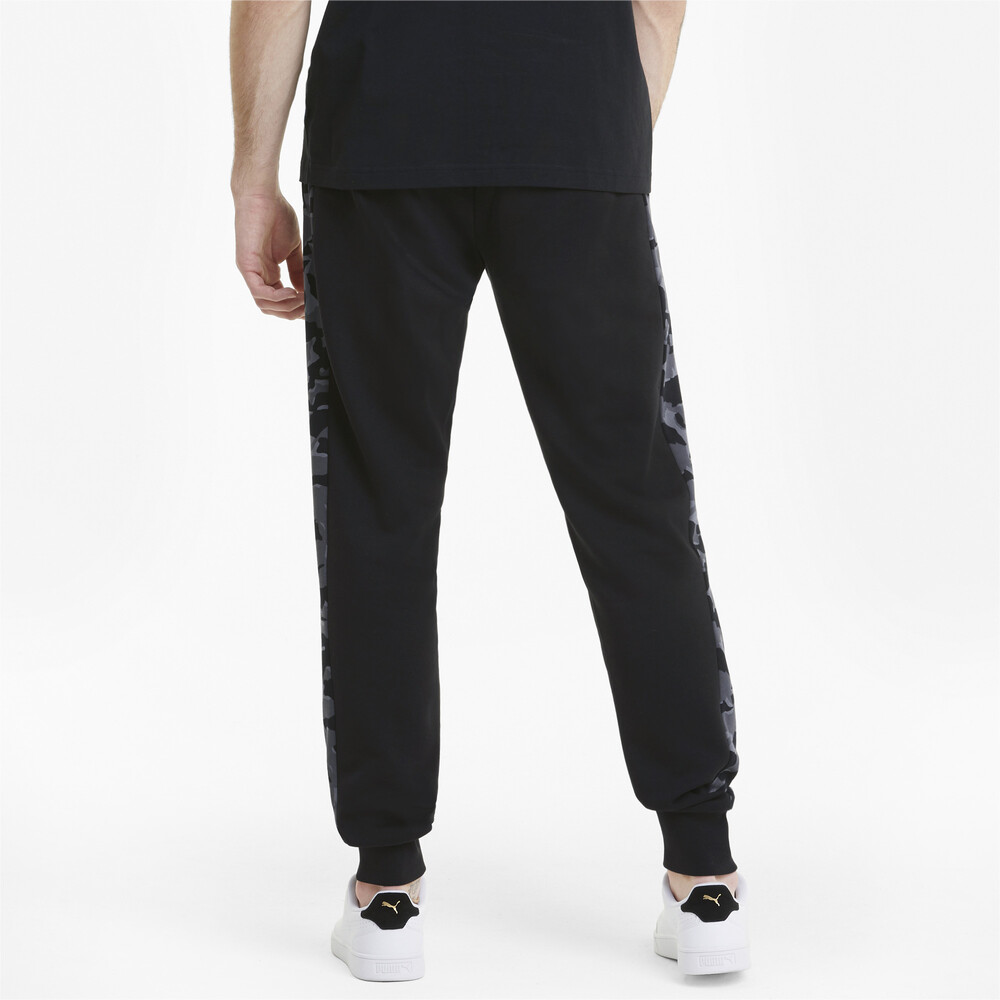 Camo Printed Men's Sweatpants | Black - PUMA
