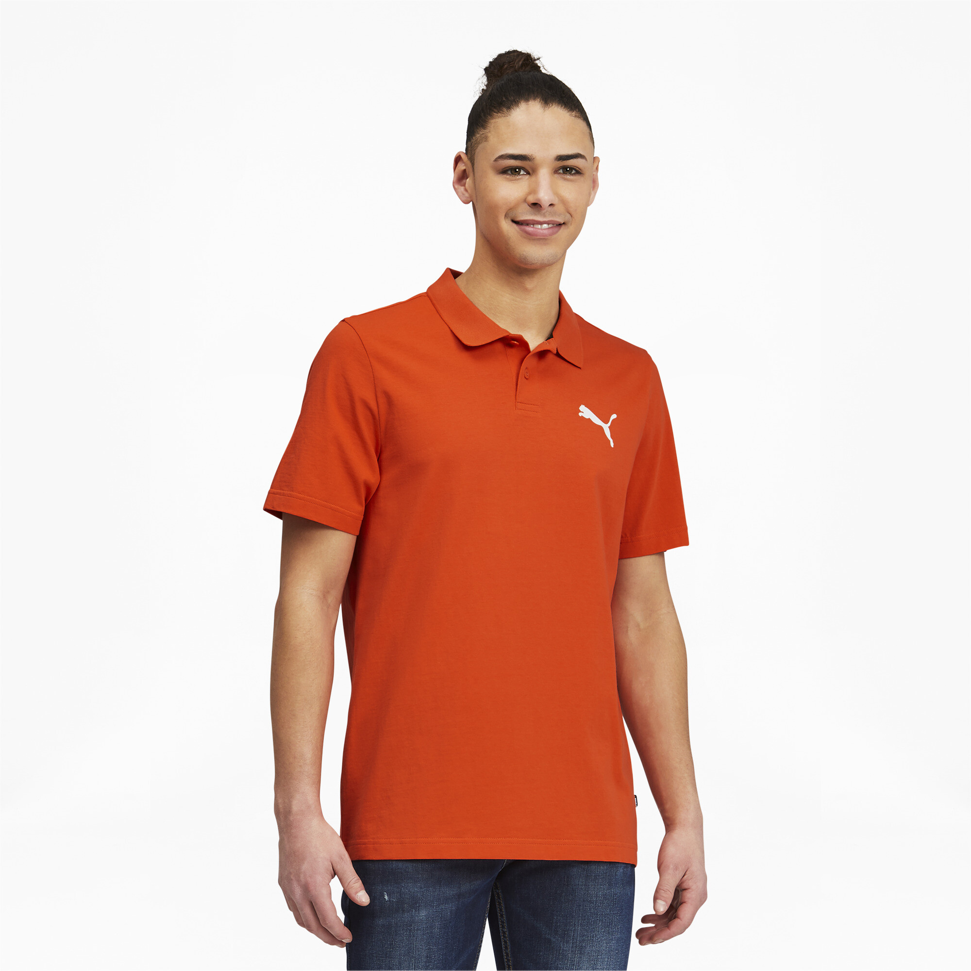 PUMA Men's Essentials Jersey Polo eBay