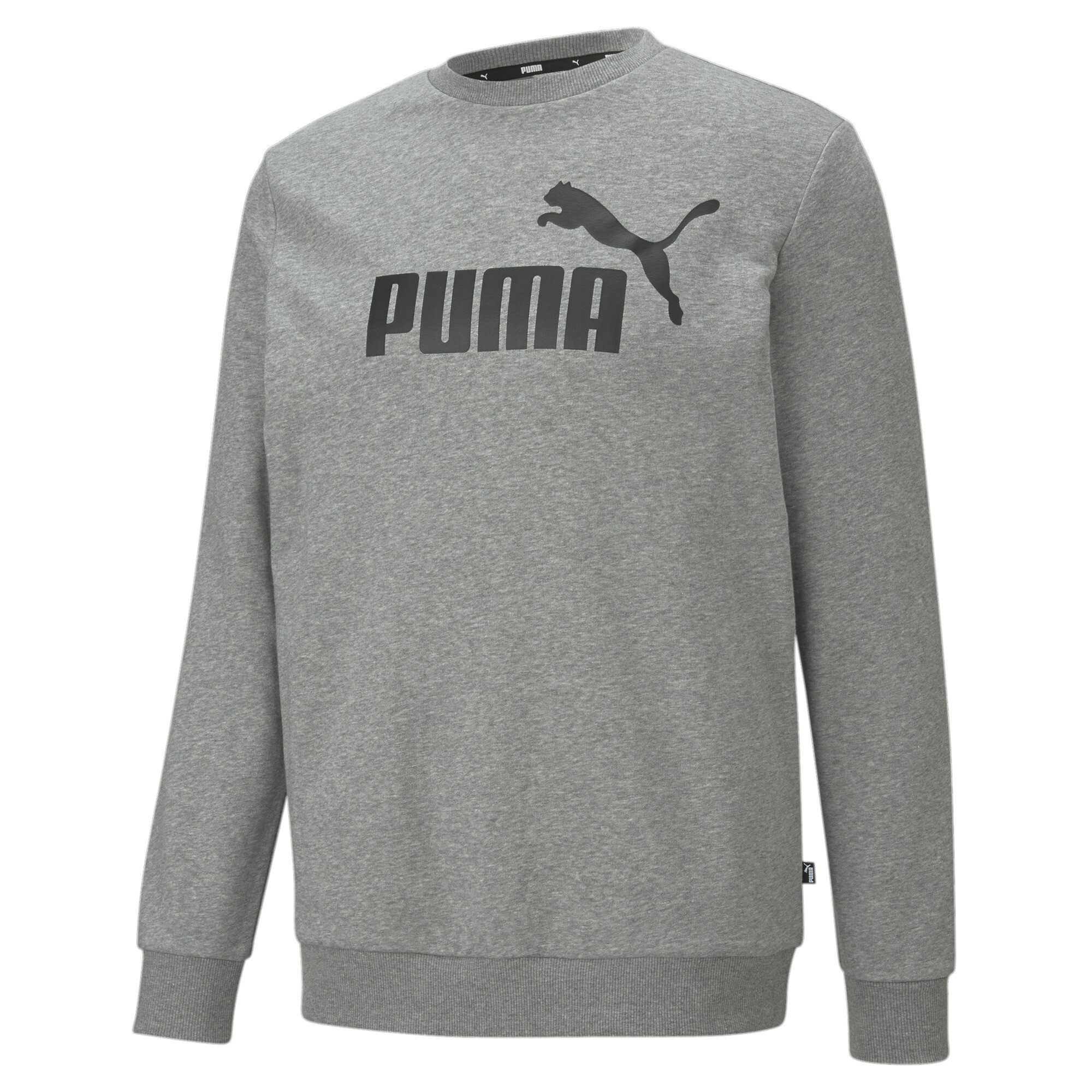 【プーマ公式通販】 プーマ ESS ビッグロゴ クルー スウェット メンズ Medium Gray Heather ｜PUMA.com