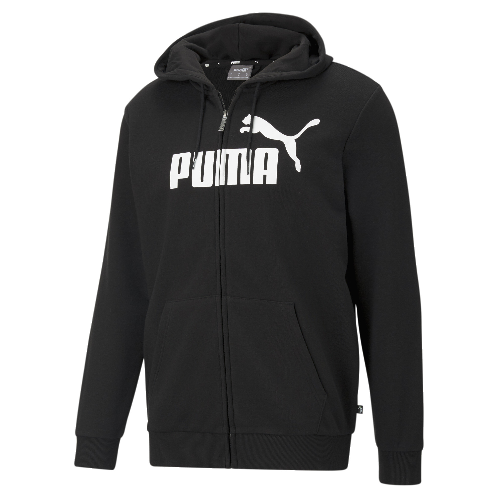 プーマ メンズ ESS ビッグ ロゴ FZ フーディー TR メンズ Puma Black ｜PUMA.comの画像