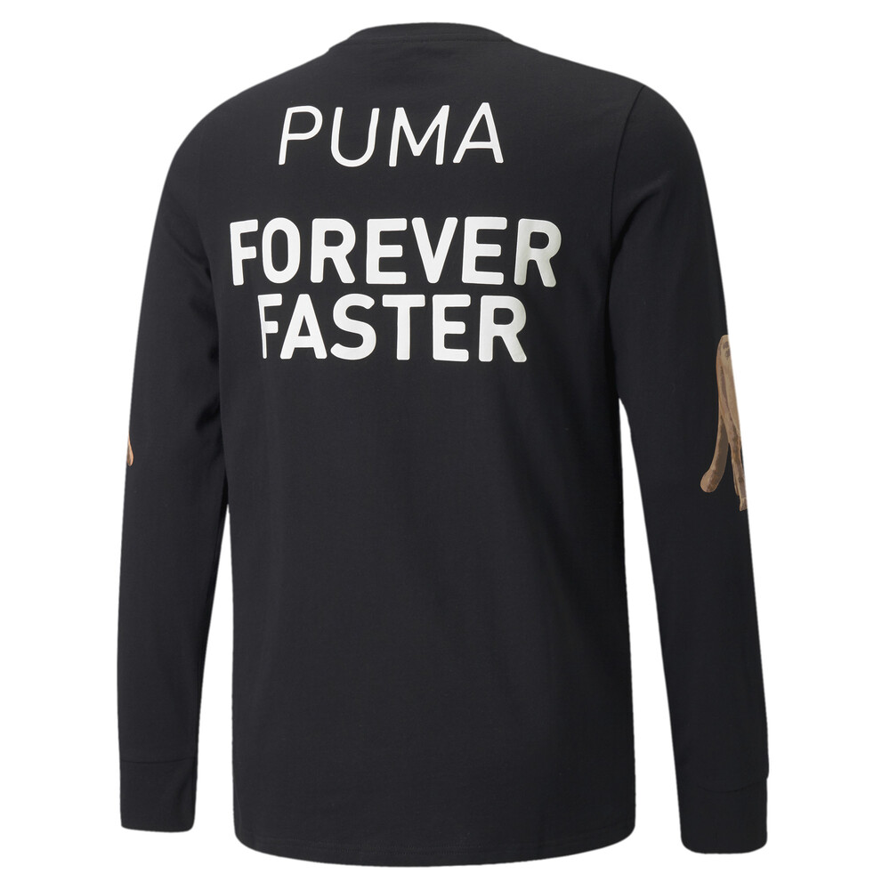 

PUMA - male - Футболка с длинным рукавом PUMA x RHUIGI Long Sleeve Men's Basketball Tee – Puma Black –, Черный
