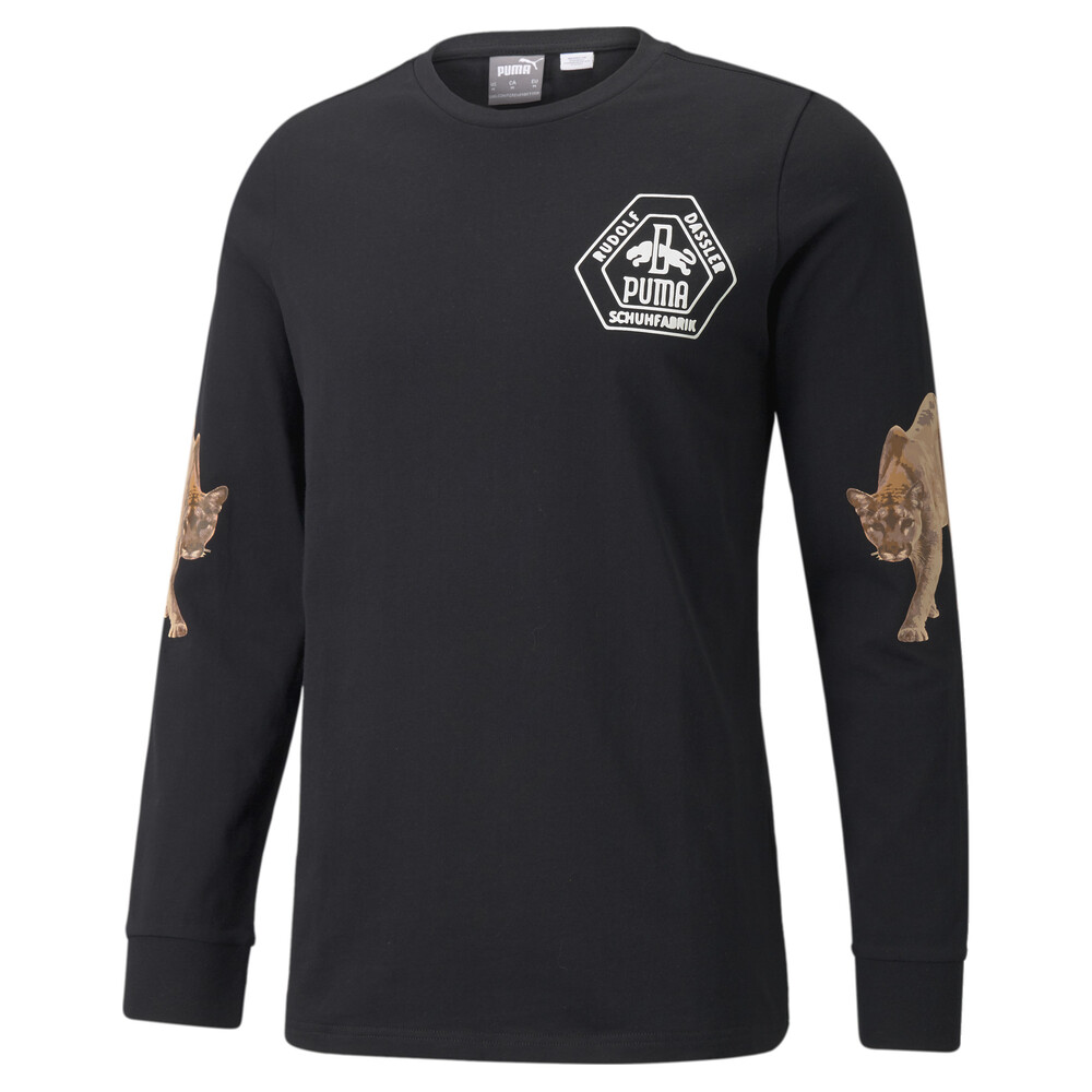 фото Футболка с длинным рукавом puma x rhuigi long sleeve men's basketball tee