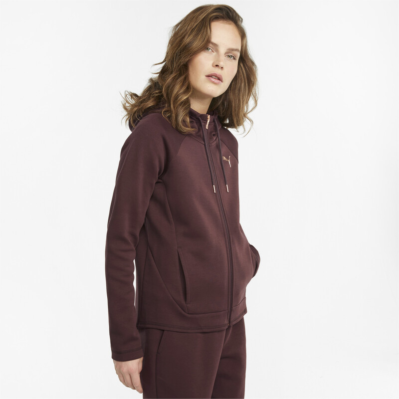

Women's PUMA Evostripe Full-Zip Regular Fit Hoodie, Fudge
