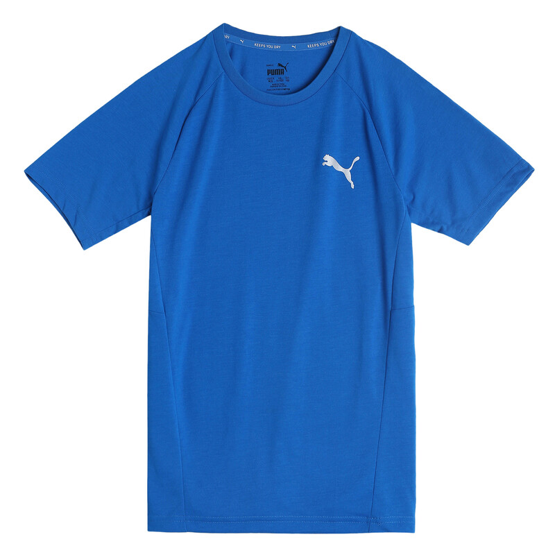

PUMA Evostripe Girl's Slim T-Shirt, Black/blue
