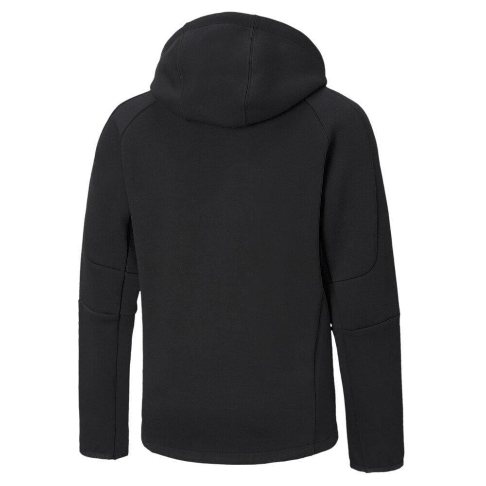 Evostripe FullZip Youth Hoodie Black PUMA