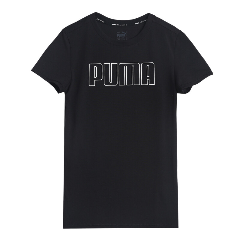 

PUMA Runtrain Girl's Regular Fit T-Shirt, Black