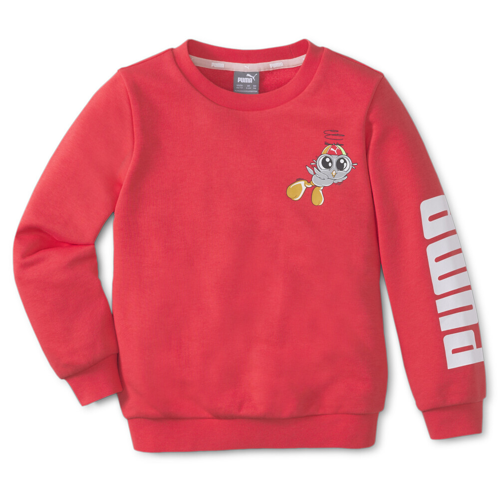 LIL PUMA Crew Neck Kids' Sweater | Pink - PUMA