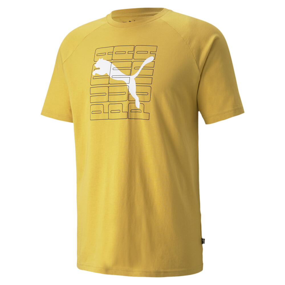 Men's Graphic Tee Yellow PUMA