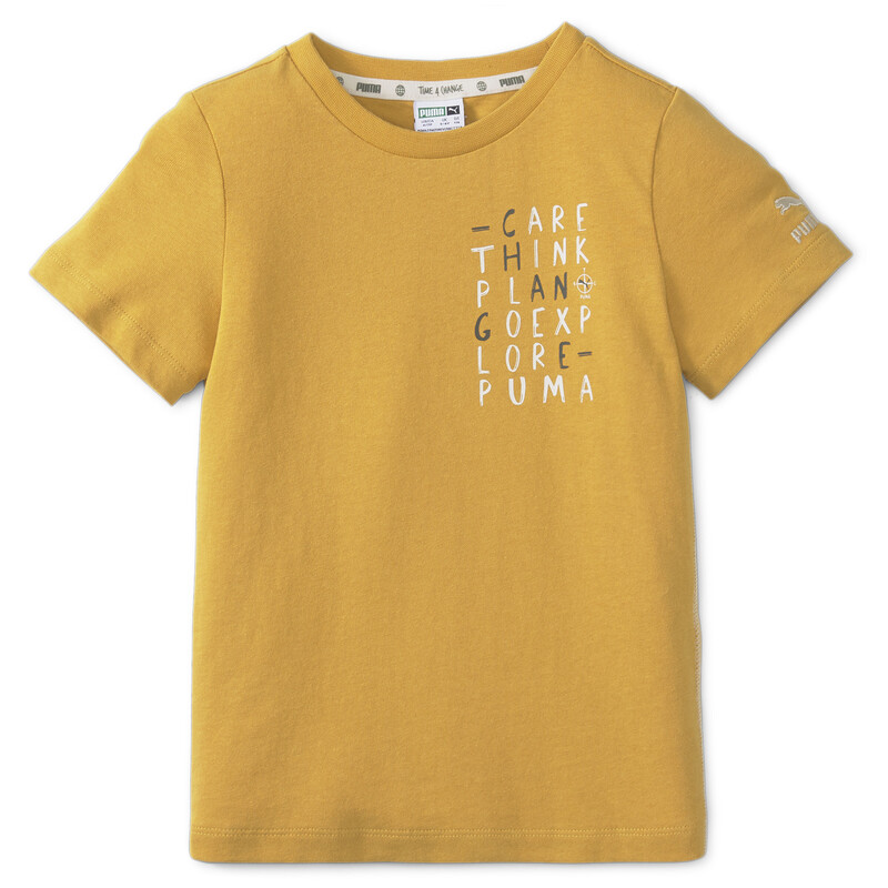 

PUMA T4C Kids' Regular Fit T-Shirt, Yellow