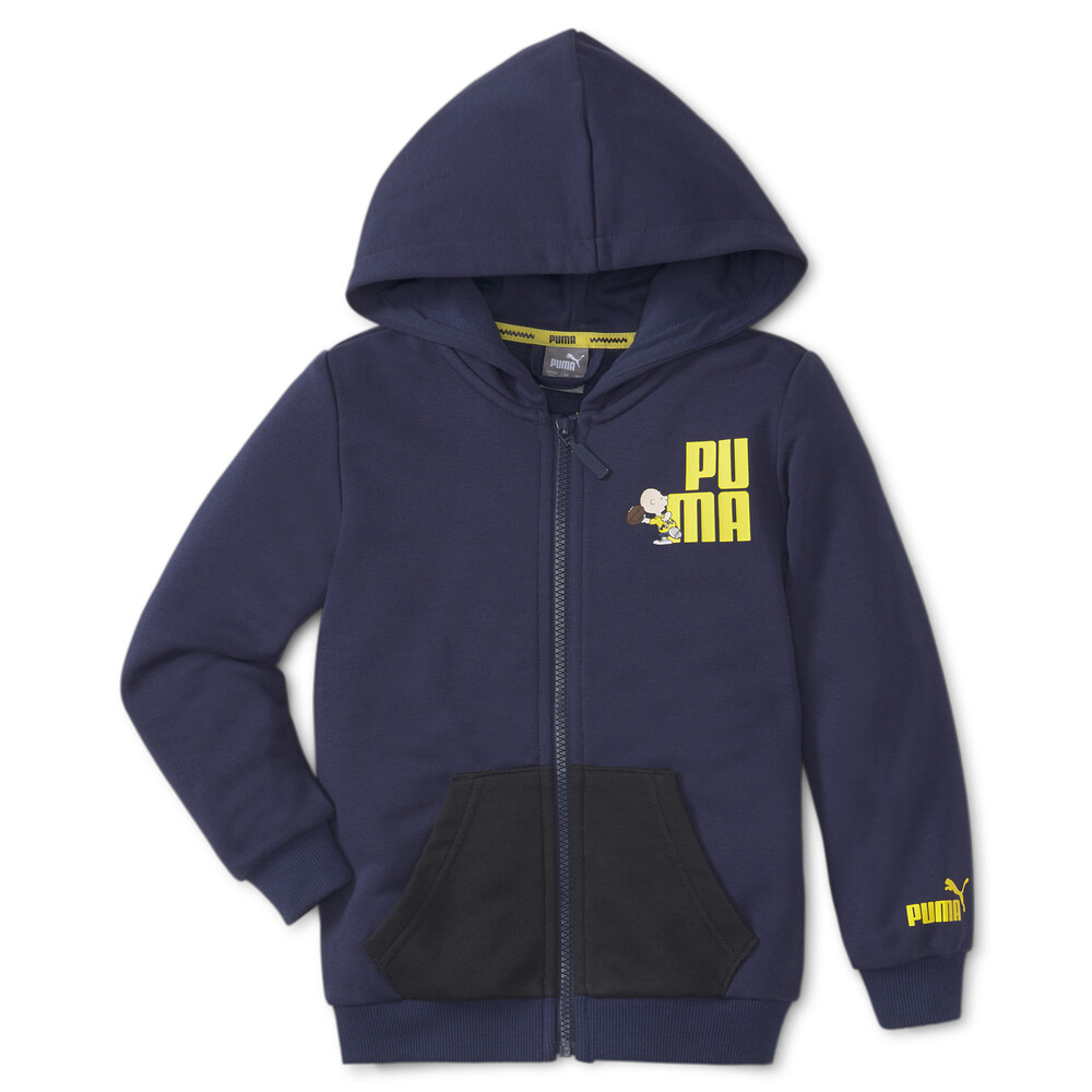 фото Детская толстовка puma x peanuts full-zip kids' hoodie