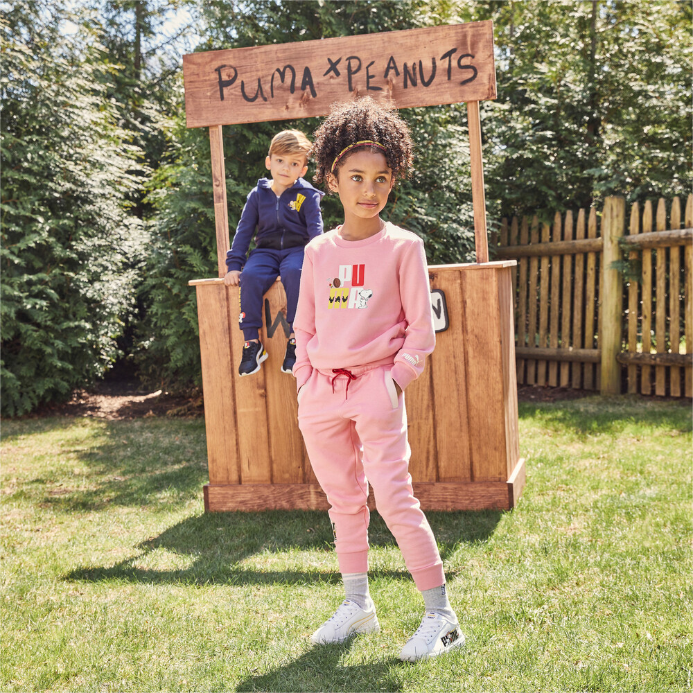 фото Детская толстовка puma x peanuts crew neck kids' sweatshirt