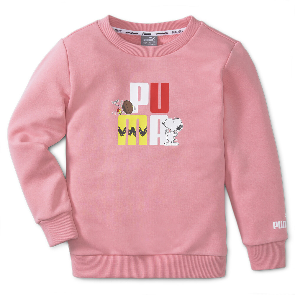 фото Детская толстовка puma x peanuts crew neck kids' sweatshirt