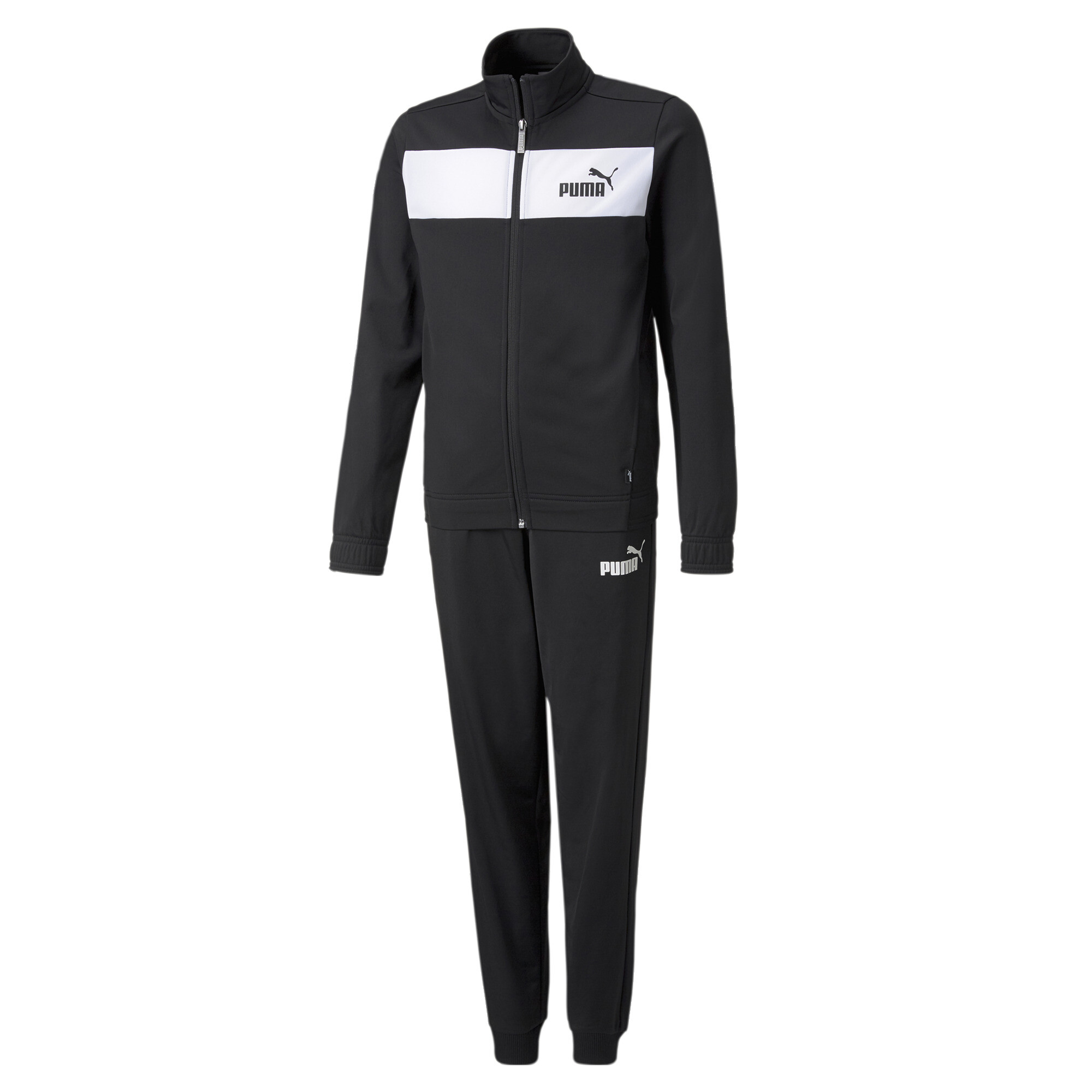 Polyester Tracksuit Youth blue PUMA South Africa