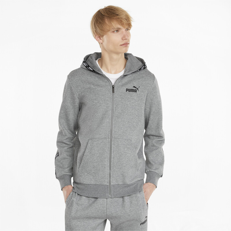 

Men's PUMA POWER FZ Hoodie, Gray