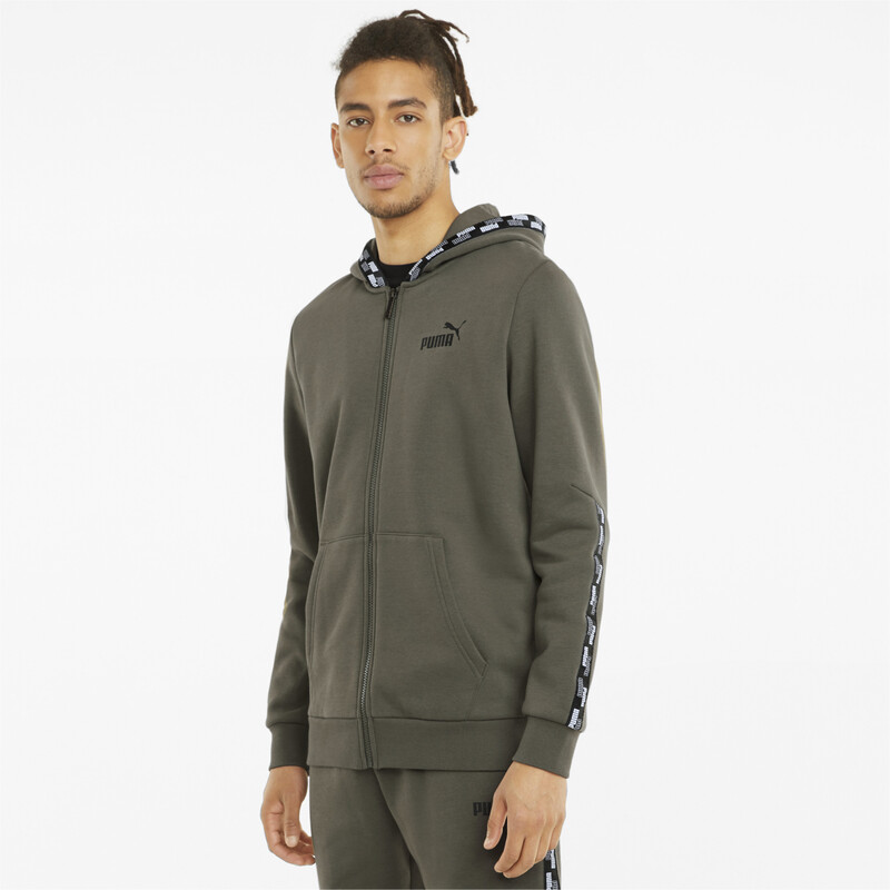

Men's PUMA POWER FZ Hoodie, Gray