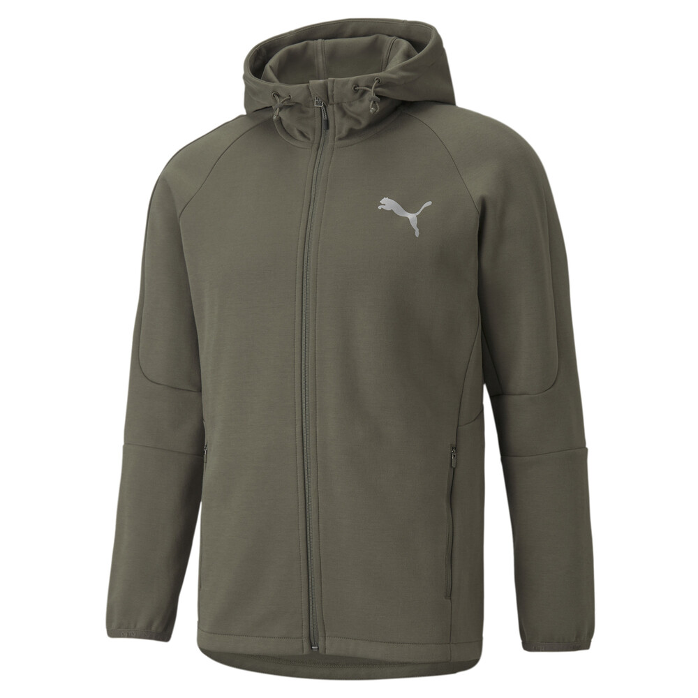 Puma zip front hooded jacket clearance