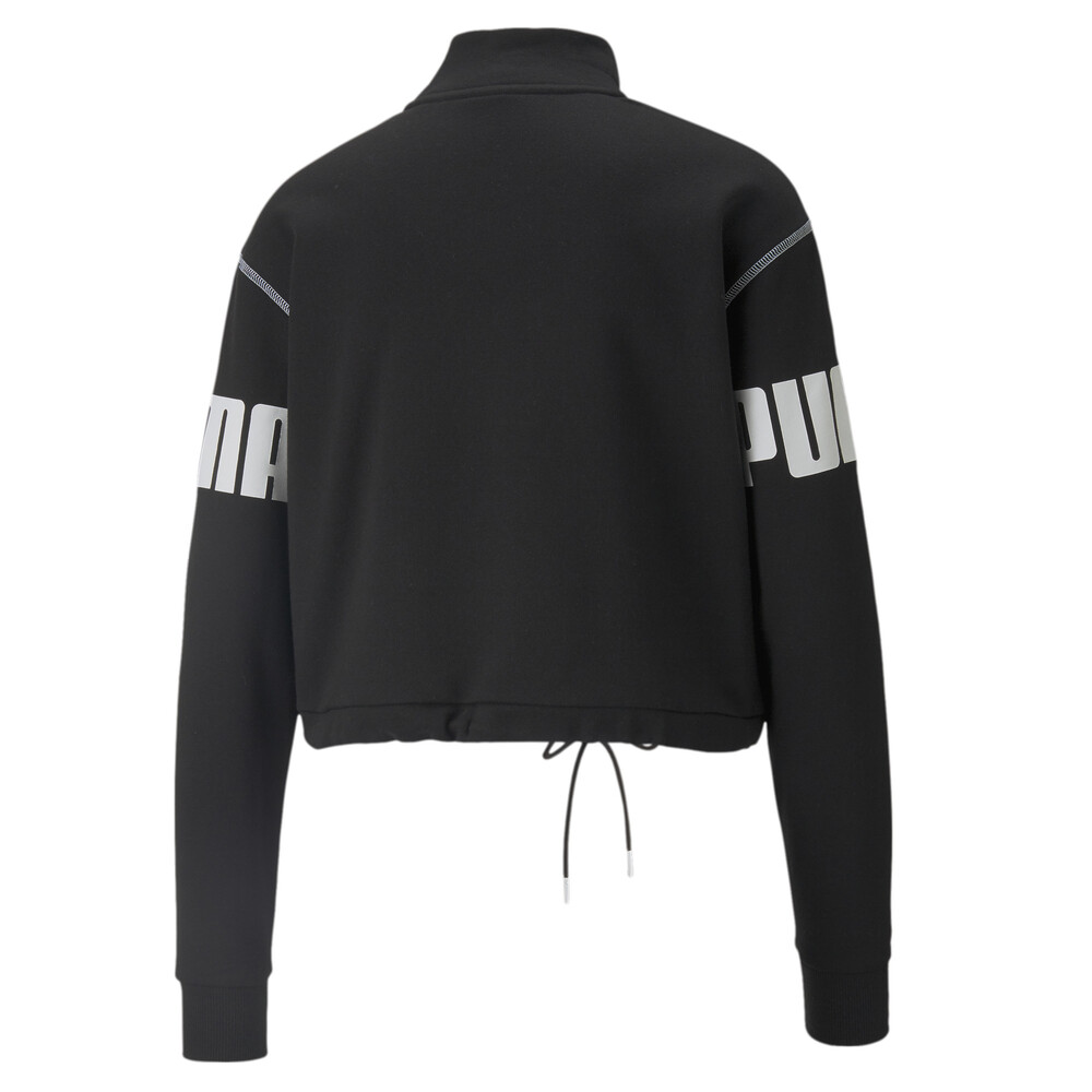 фото Толстовка power half-zip crew neck women's sweatshirt puma