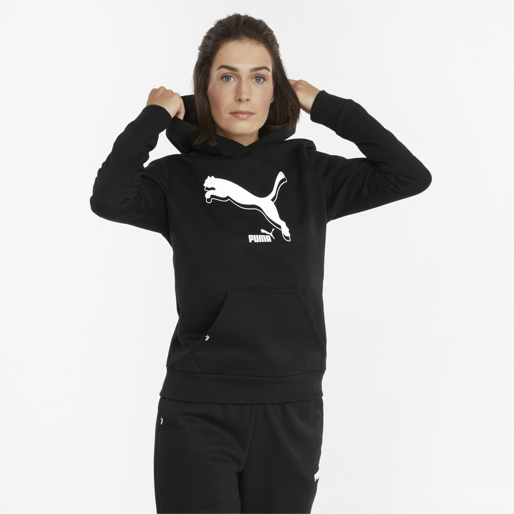 POWER Logo Women's Hoodie | Black - PUMA