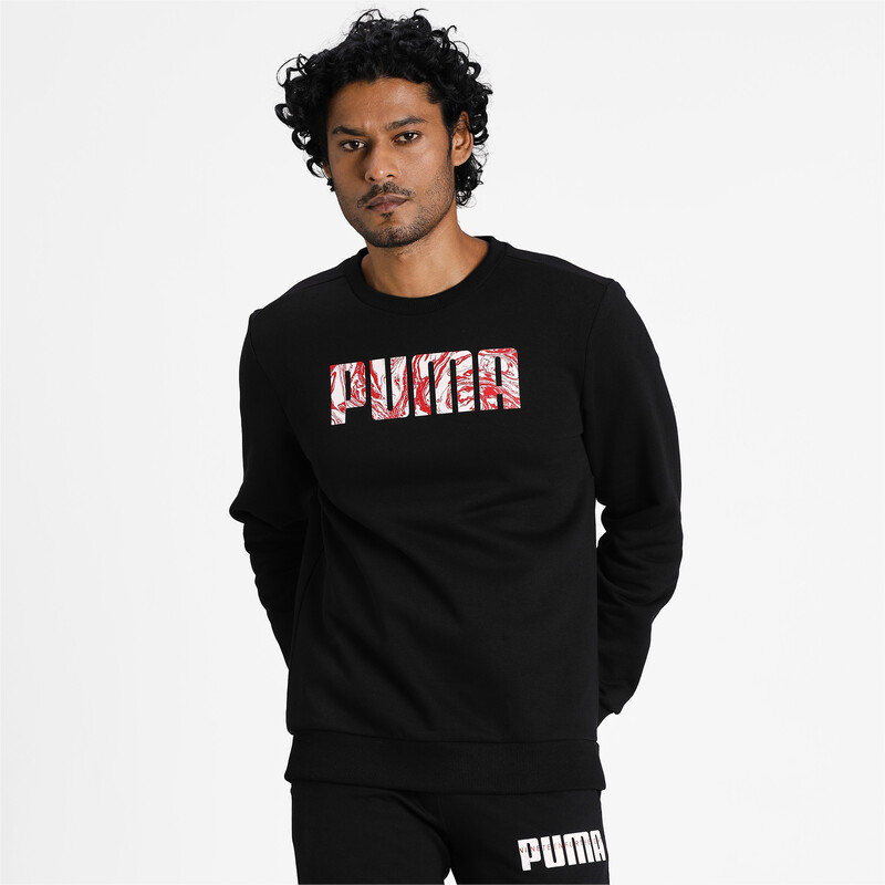 

Men's PUMA Graphic Crew Sweat Shirt, Black