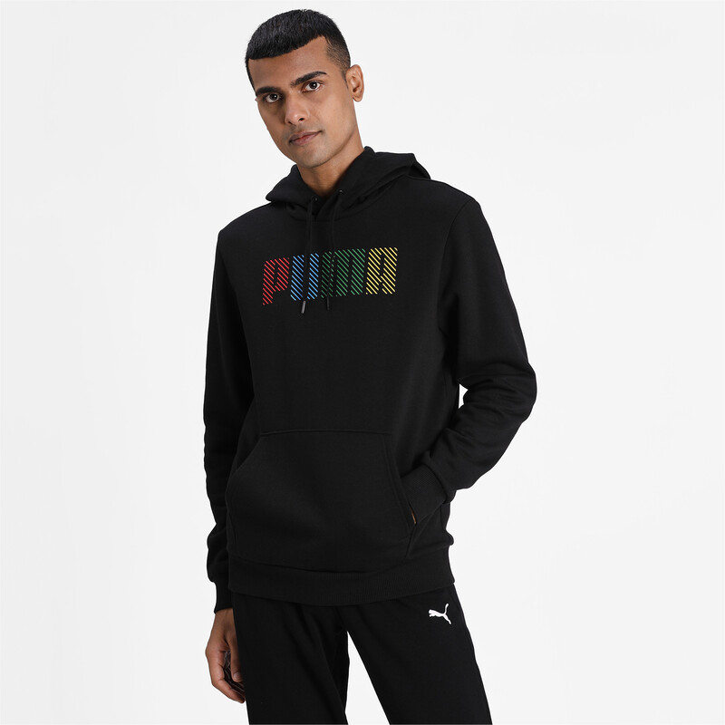 Men's PUMA Graphic Hoodie, Black