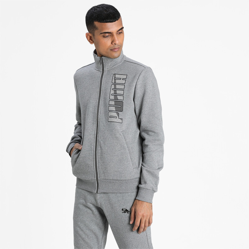 

Men's PUMA Knitted Jacket, Gray
