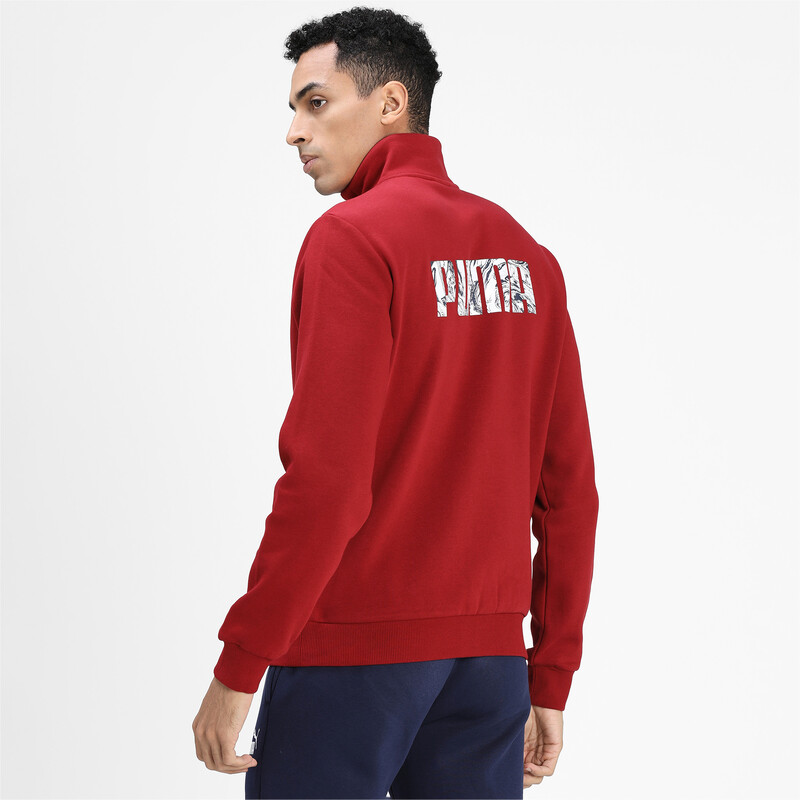 

Men's PUMA Knitted Jacket, Red