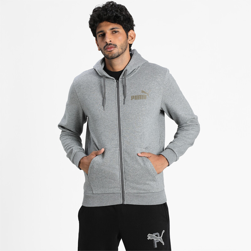 

Men's PUMA Hooded Jacket, Gray