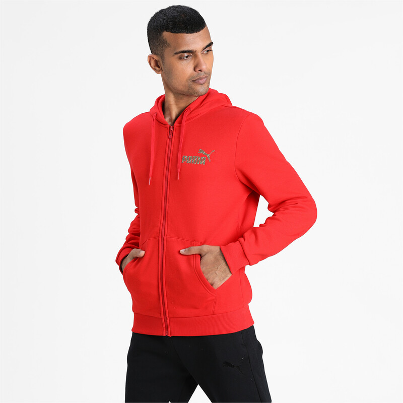 Men's PUMA Hooded Jacket, Red