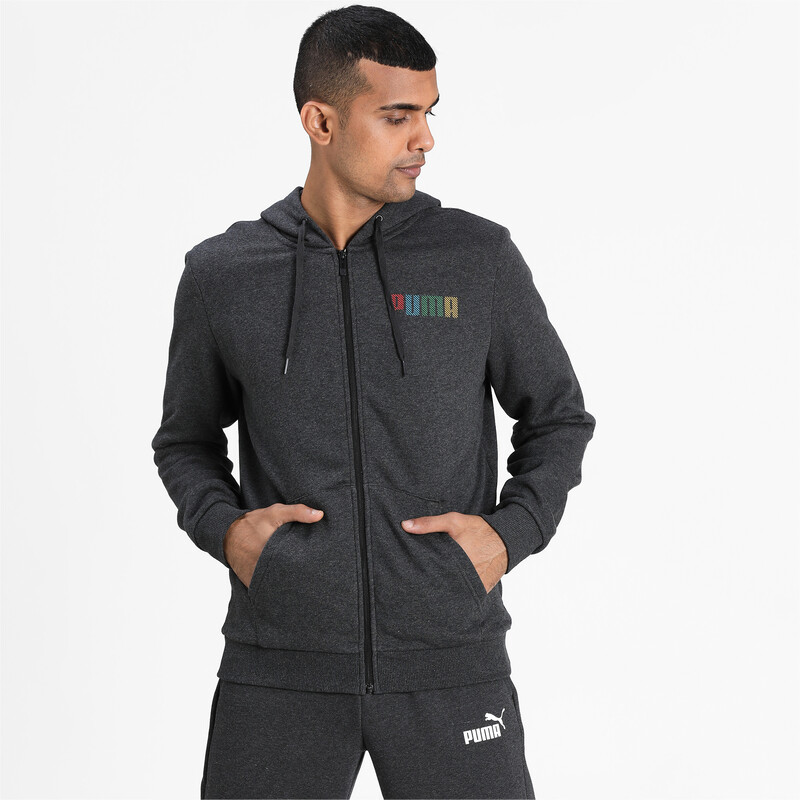 

Men's PUMA Hooded Jacket, Gray