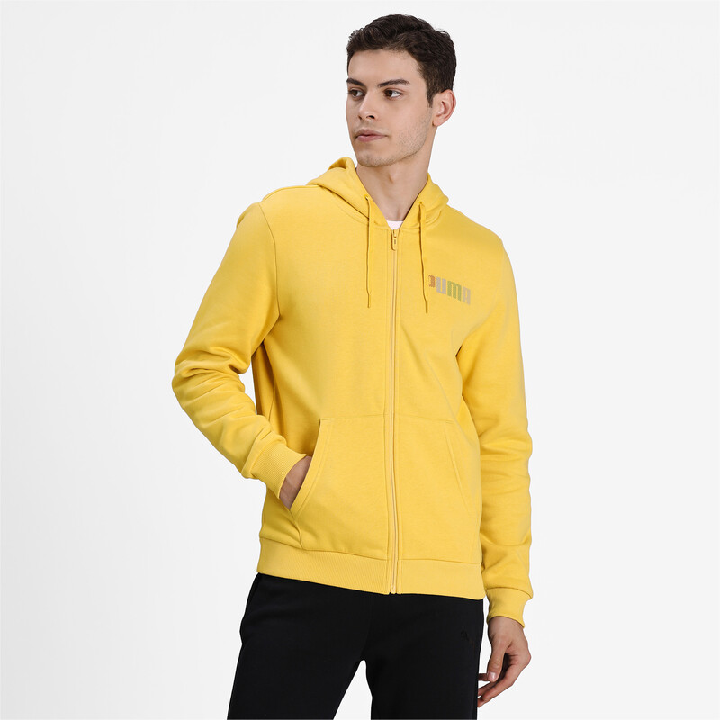 

Men's PUMA Hooded Jacket, Super lemon