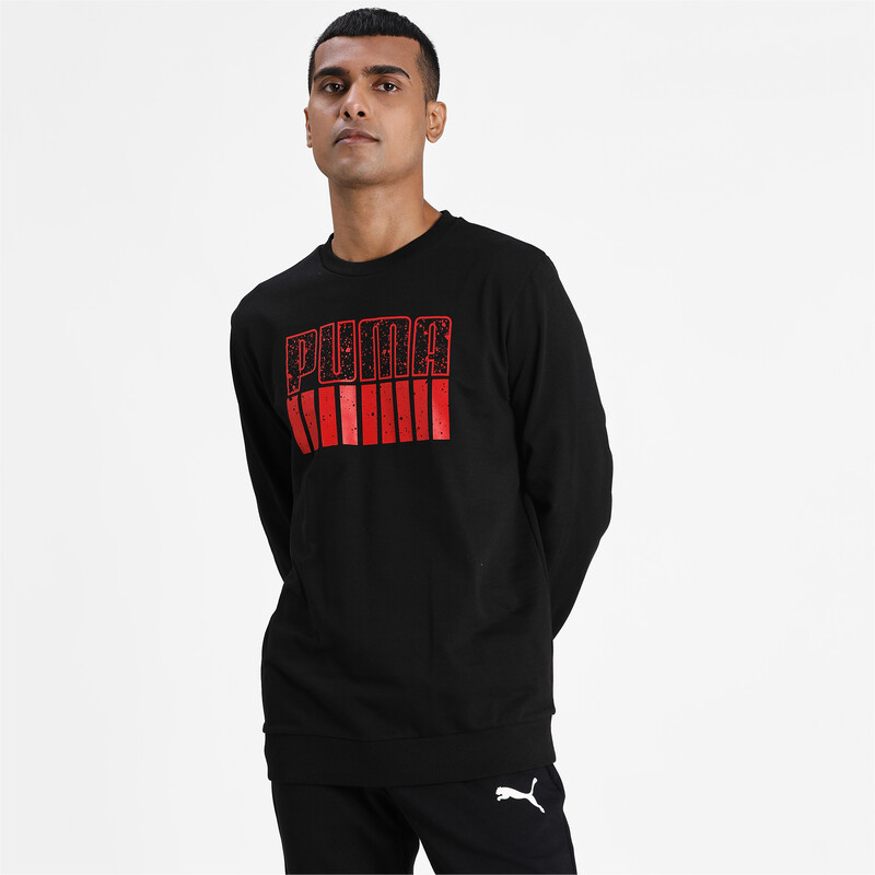 

Men's PUMA Crew Sweatshirt, Black