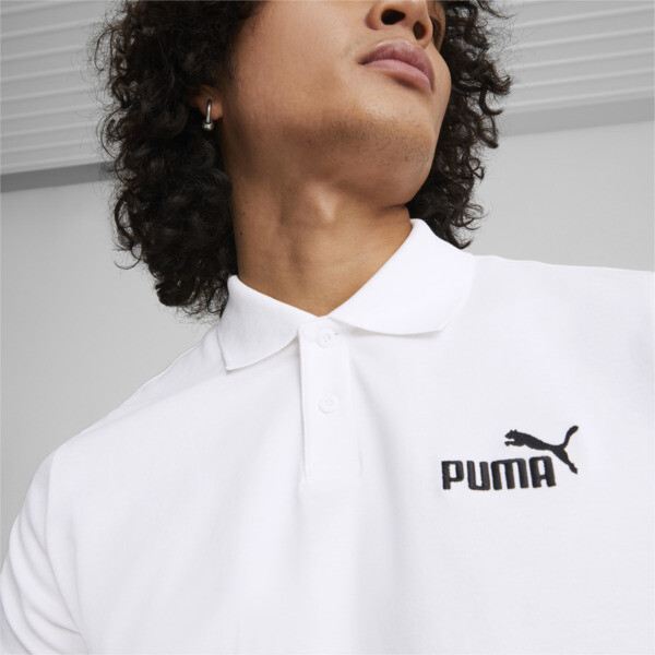 ESS Men s Pique Polo white PUMA South Africa