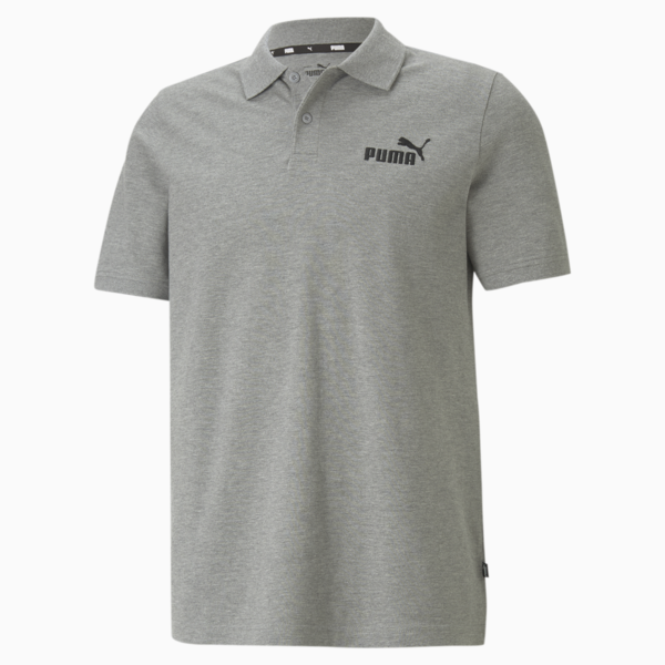 ESS Men's Pique Polo, Medium Gray Heather, large-ZAF