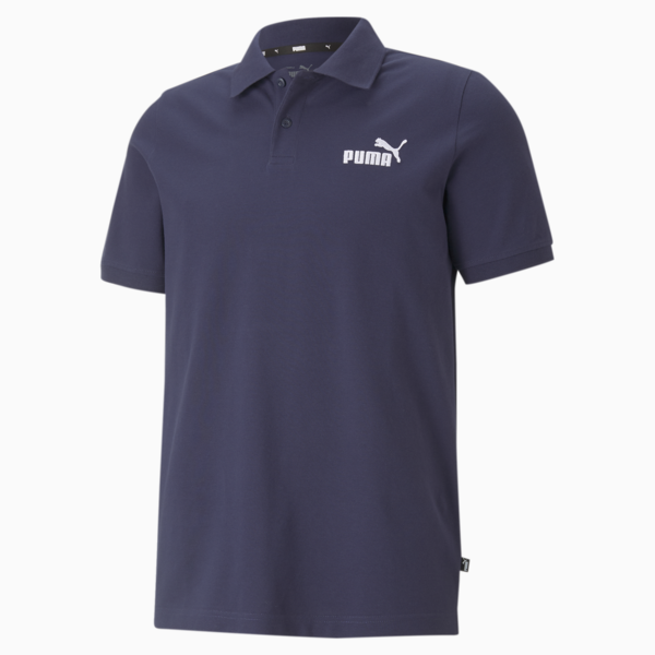 ESS Men's Pique Polo, Peacoat, large-ZAF
