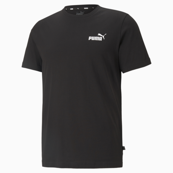 ESS Small Logo Men's Tee, Puma Black, large-ZAF